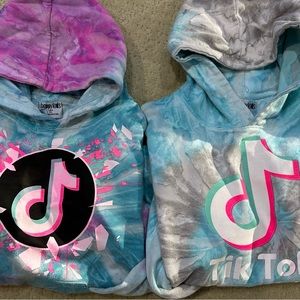 Youth large Tik Tok hoodie sweatshirts